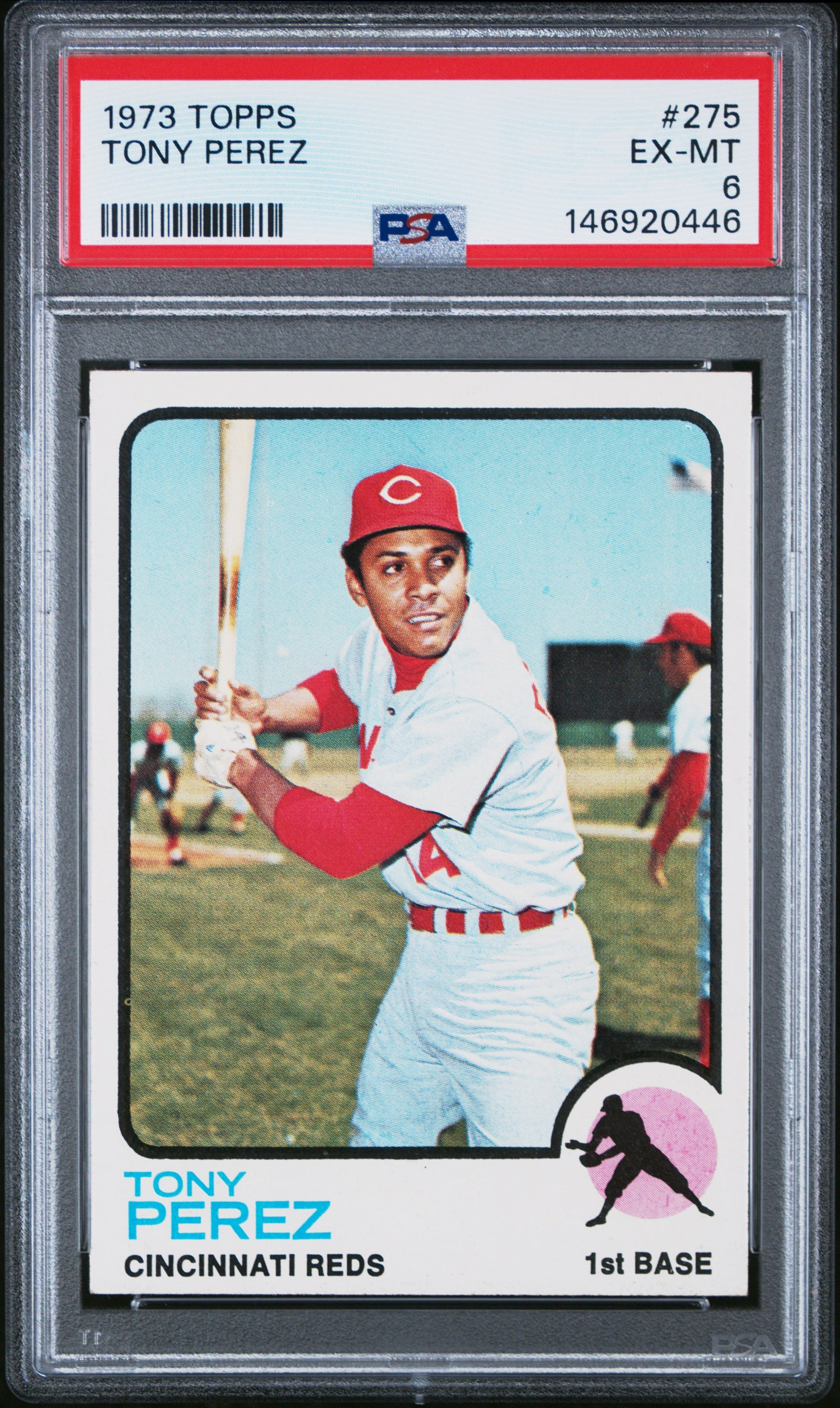 1973 Topps 275 Tony Perez PSA 6
