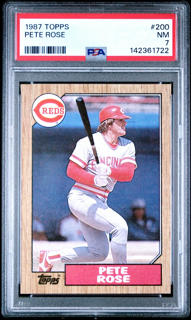 1987 Topps Pete Rose PSA 7 #200