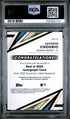 2022 Bowman'S Best Best Of 2022 Autographs B22Jch Jackson Chourio Green Refractor PSA 10