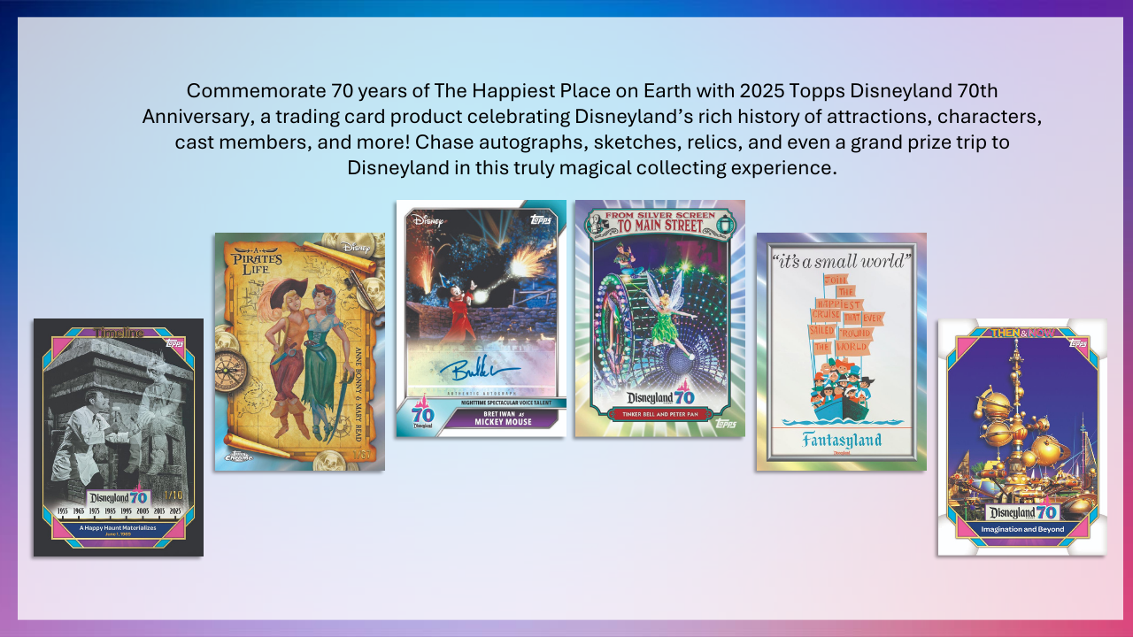 2025 Topps Disneyland 70th Anniversary Blaster Box