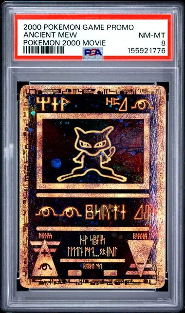 2000 Pokemon Game Movie Ancient Mew PSA 8