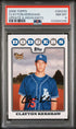 2008 Topps CLAYTON KERSHAW Update & Highlights PSA 8