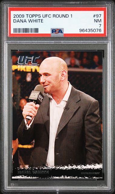 2009 Topps UFC Round 1 # 97 - Dana White PSA 7