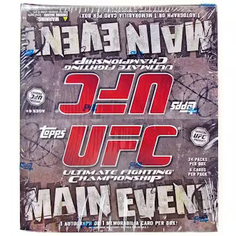 2010 Topps UFC Main Event Retail Box