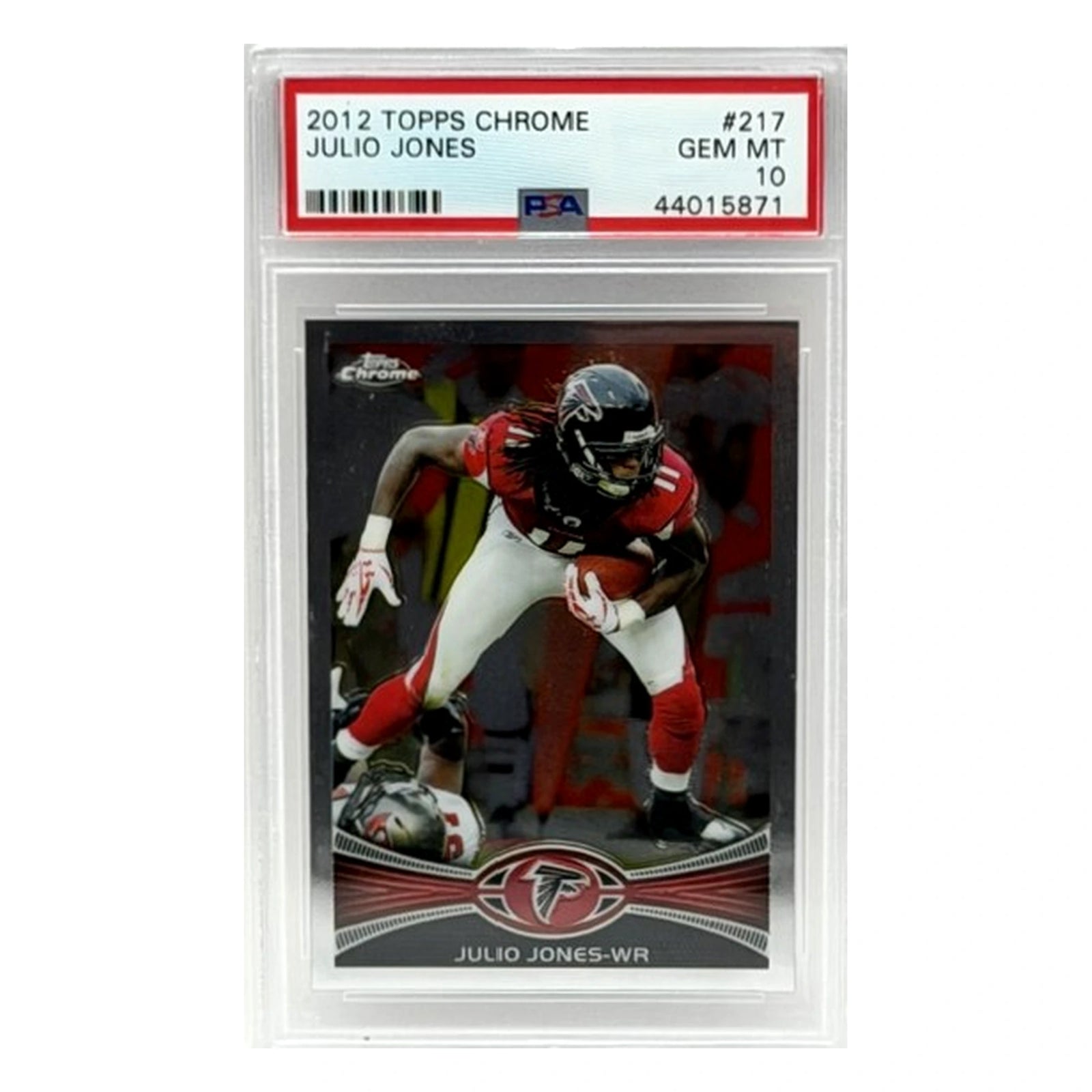 2012 Topps Chrome Julio Jones #217 PSA 10 [POP 2]