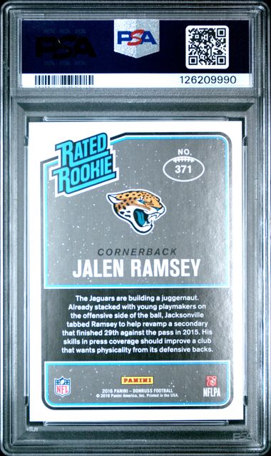 2016 Panini Donruss Jalen Ramsey #371 PSA 10