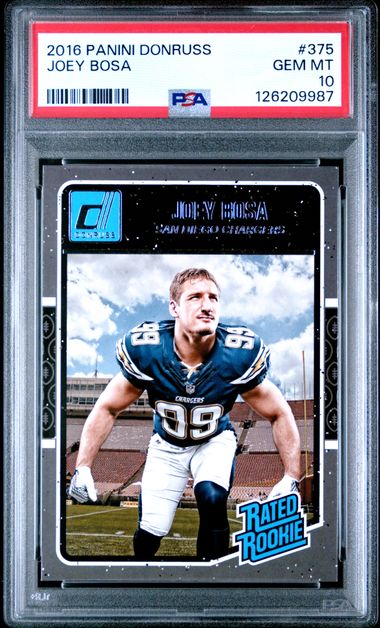 2016 Panini Donruss Joey Bosa #375 PSA 10