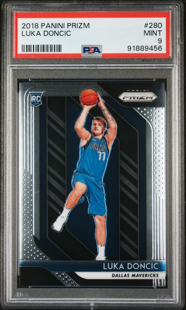 2018 Panini Prizm Luka Doncic PSA 9