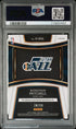 2018 PANINI SELECT DONOVAN MITCHELL IN FLIGHT SIGNATURES PSA 9