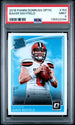 2018 Panini Donruss Optic Baker Mayfield #153 PSA 9
