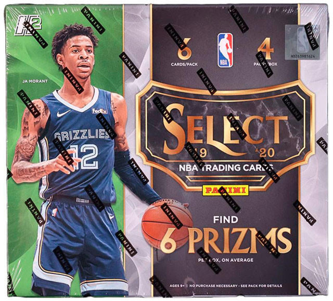 2019-20 Panini Select Basketball H2 Hybrid Hobby Box
