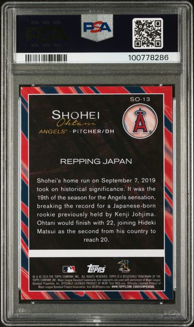 2019 Topps Update Shohei Ohtani Highlights PSA 10