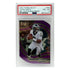 2020 Panini Select Jalen Hurts RC Die-Cut Purple Prizm PSA 8