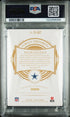 2020 PANINI FLAWLESS ROGER STAUBACH AUTOGRAPH SILVER /10 PSA 9, AUTO 10