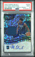 2020 Panini Select Rookie Jersey Autographs Anthony Edwards Disco Prizm PSA 9