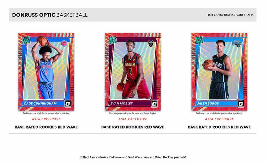 2021-22 Donruss Optic Basketball Asia Edition