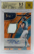 2021 Select Trevor Lawrence Rookie Signatures Mem. Neon Orange Pulsar /25 BGS 9.5