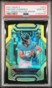Trevor Lawrence 2021 Panini Select #243 Die Cut Green/Yellow Prizm PSA 10
