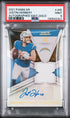 2021 PANINI XR JUSTIN HERBERT AUTOGRAPHED SWATCHES GOLD /10 PSA 9