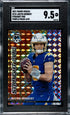 2021 Panini Mosaic Justin Herbert Straight Fire Purple /49 SGC 9.5