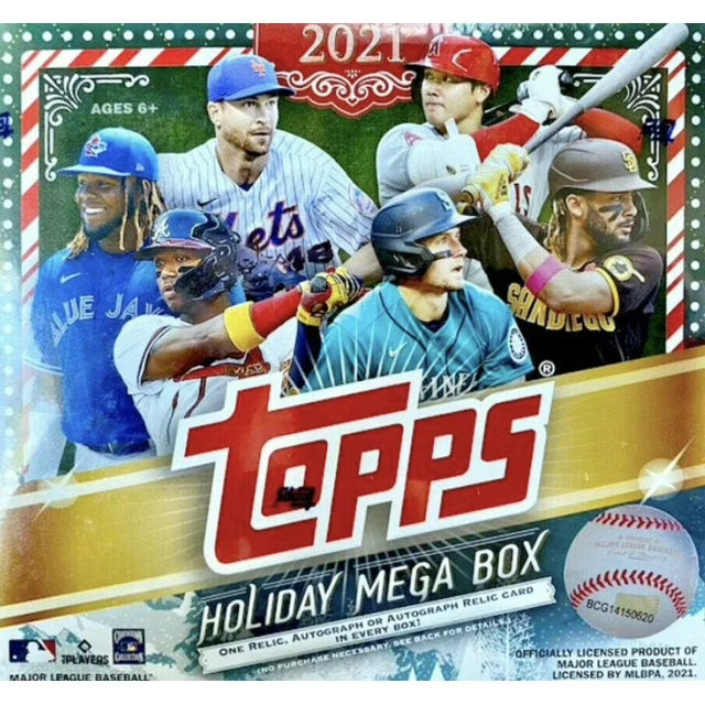 2021 Topps Exclusive Holiday Mega Baseball Card Box