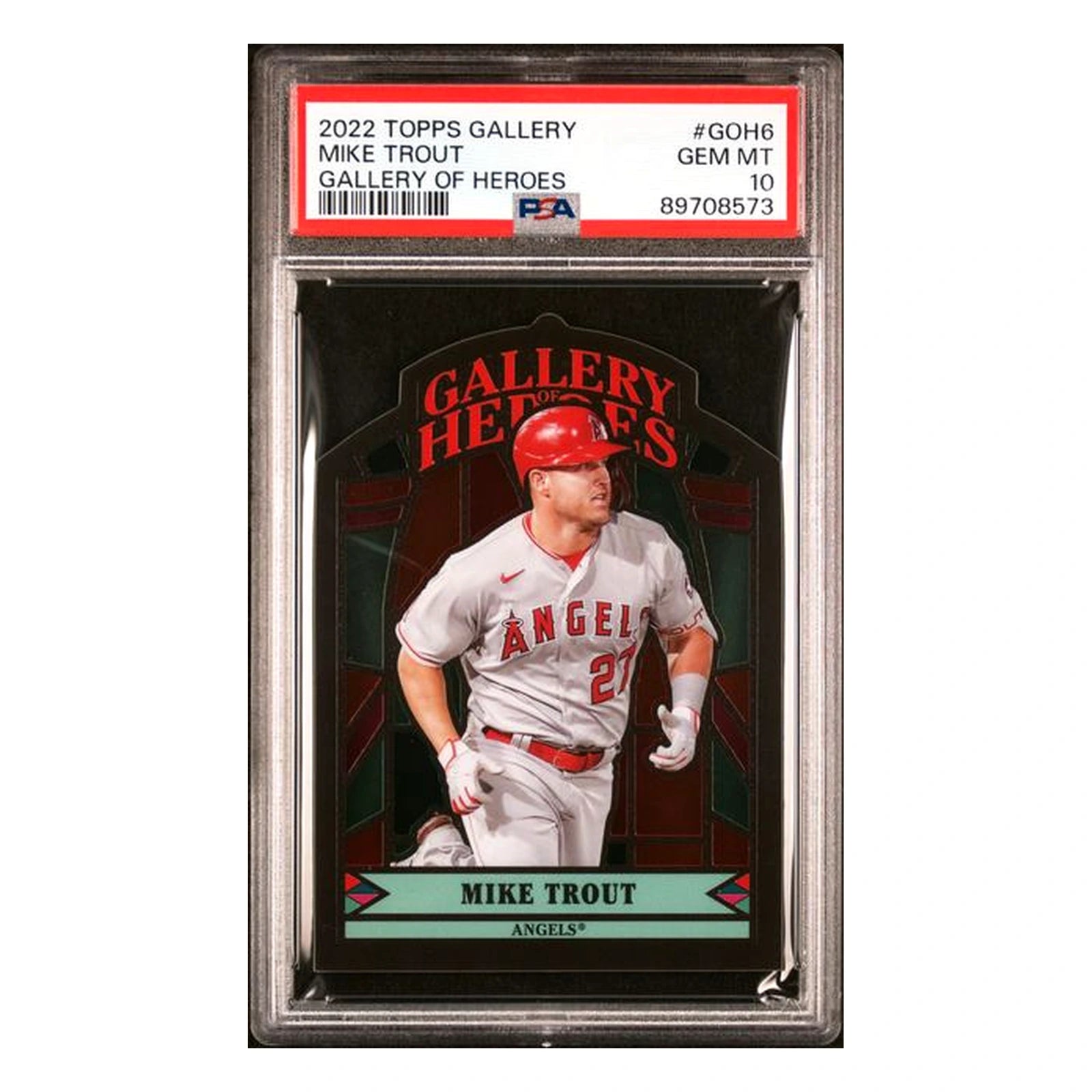 2022 Topps Gallery Mike Trout Gallery of Heroes PSA 10 [POP 20]