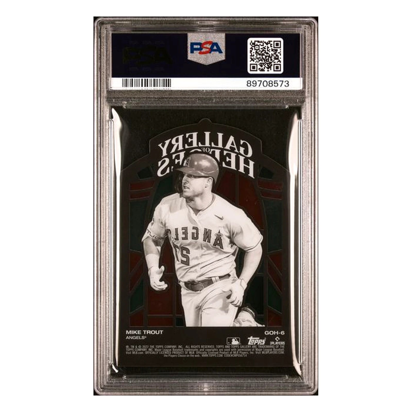 2022 Topps Gallery Mike Trout Gallery of Heroes PSA 10 [POP 20]
