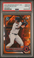 2022 BOWMAN DRAFT CHASE DELAUTER CHROME SAPPHIRE ORANGE /25 PSA 10
