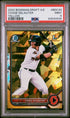 2022 BOWMAN DRAFT CHASE DELAUTER CHROME SAPPHIRE #BDC49 YELLOW /99 PSA 9