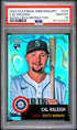 2022 Topps Chrome Platinum Cal Raleigh Aqua Lava PSA 10