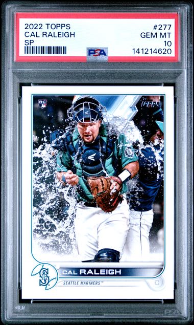 2022 Topps Cal Raleigh SP Rookie Card PSA 10
