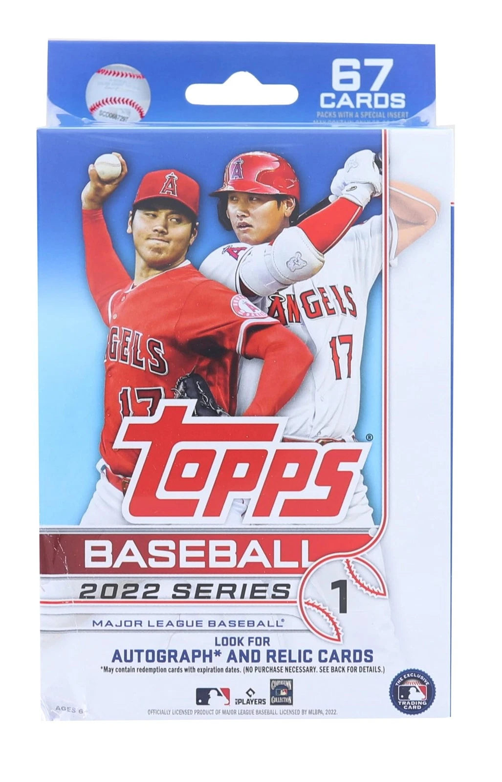 2022 Topps Series 1 Baseball Hanger Pack Box
