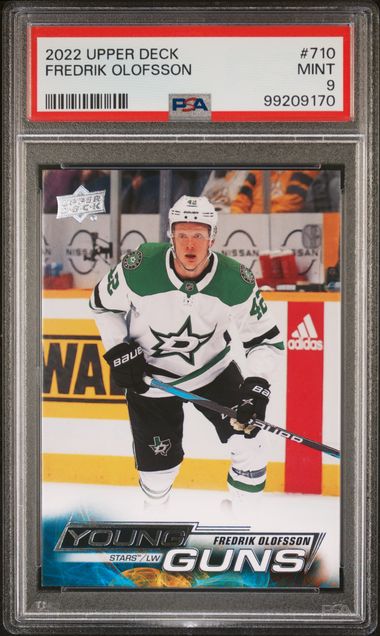 2022 Upper Deck #710 Fredrik Olofsson PSA 9