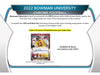 2022 Bowman Chrome University Football Blaster Box
