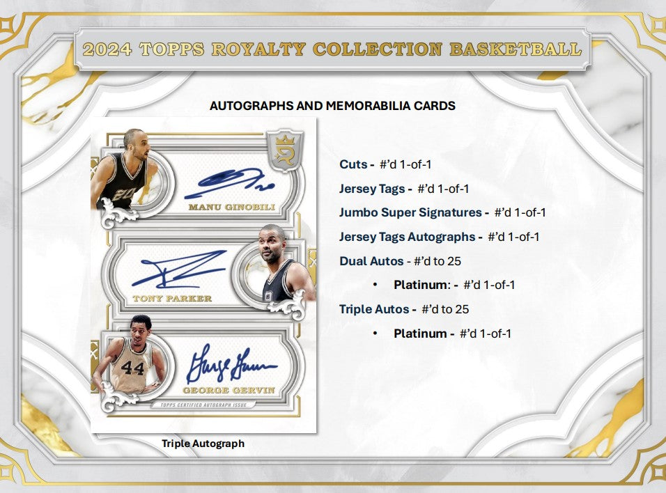 2023-24 Topps Royalty Collection Basketball Hobby Box