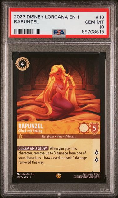 2023 Disney Lorcana Rapunzel English #18 PSA 10