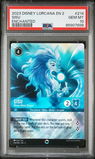 2023 Disney Lorcana Sisu Enchanted English #214 PSA 10