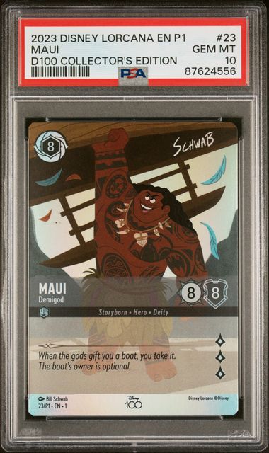 2023 Disney Lorcana Maui D100 Promo English #23 PSA 10