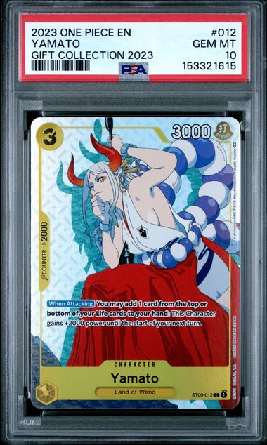 2023 ONE PIECE YAMATO GIFT COLLECTION #012 PSA 10