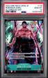 2023 ONE PIECE JAPANESE RORONOA ZORO OP06 #118 ALTERNATE ART PSA 10