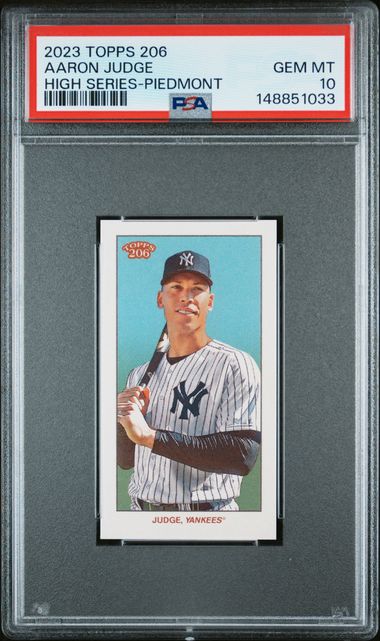 2023 TOPPS 206 AARON JUDGE HIGH SERIES PIEDMONT PSA 10 [POP 5]