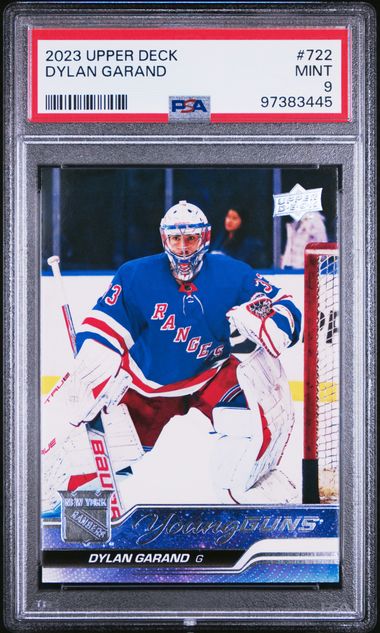 2023 Upper Deck #722 Dylan Garand PSA 9