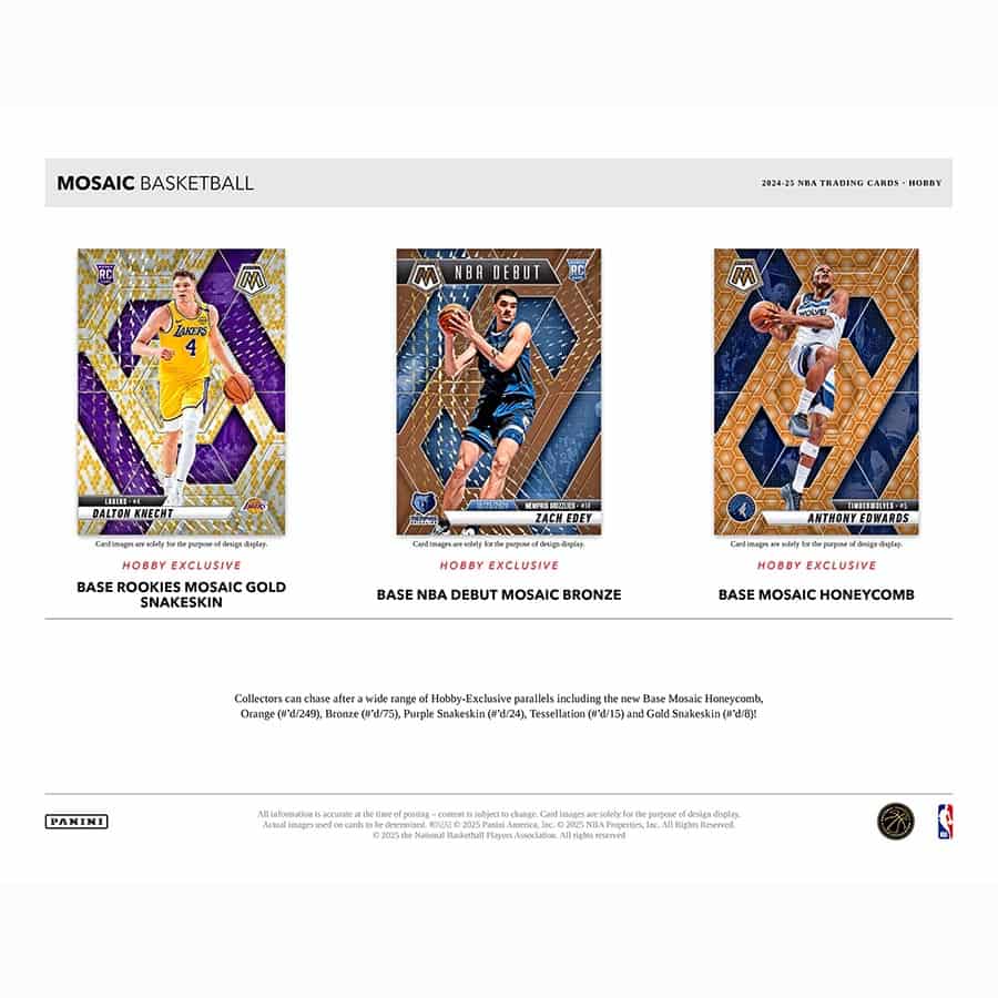 2024-25 Panini Mosaic Basketball Mega Box