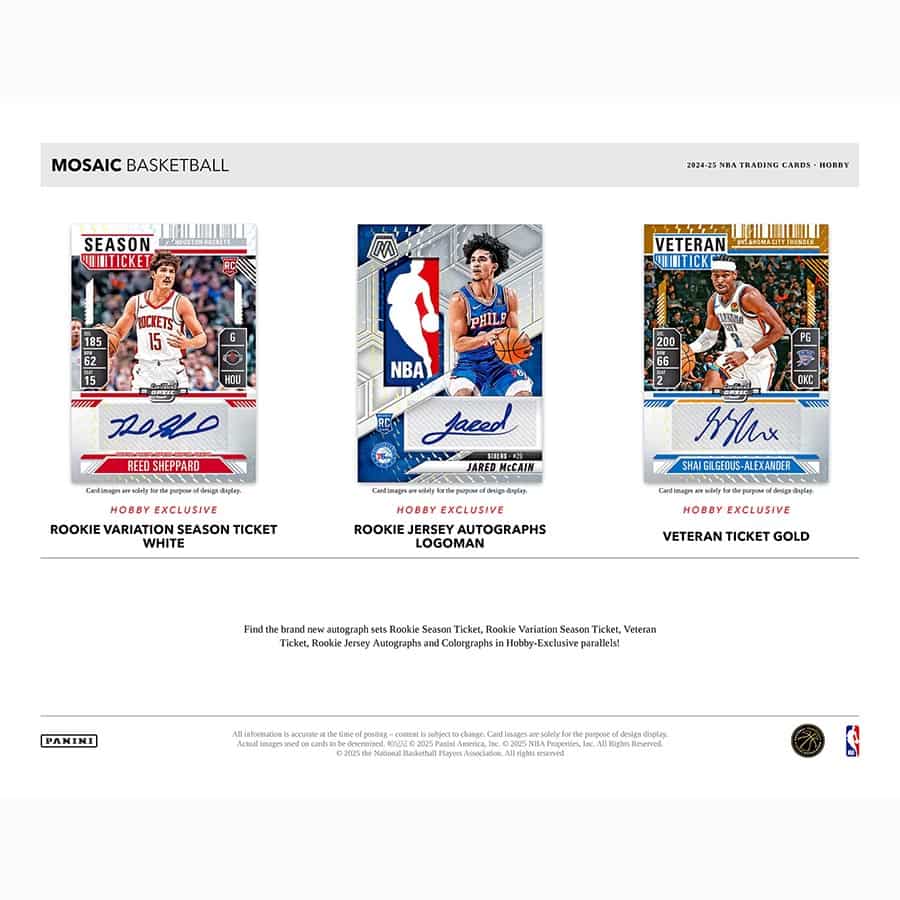 2024-25 Panini Mosaic Basketball Mega Box