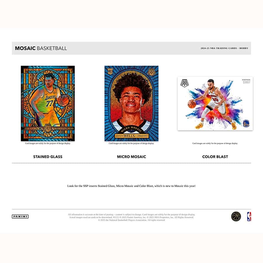 2024-25 Panini Mosaic Basketball Mega Box