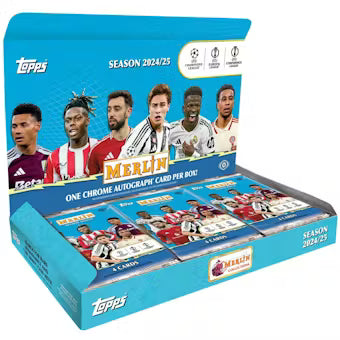 2024-25 Topps UEFA Merlin Hobby Box