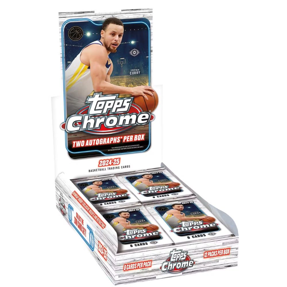2024-25 Topps Chrome NBA Basketball Hobby Box