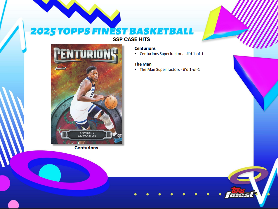 2024-25 Topps Finest NBA Basketball Hobby Box