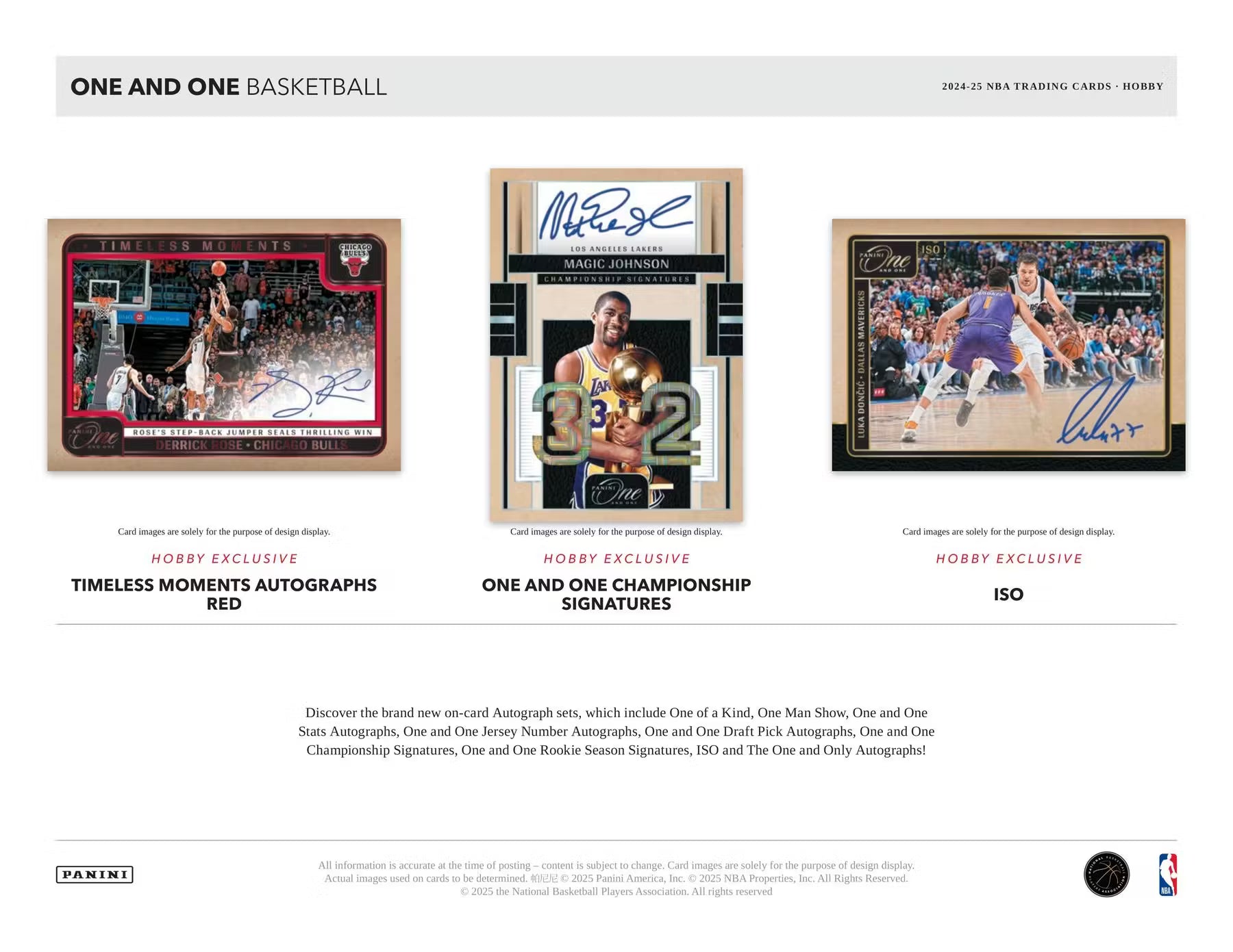 2024-25 Panini One & One Basketball Hobby Box