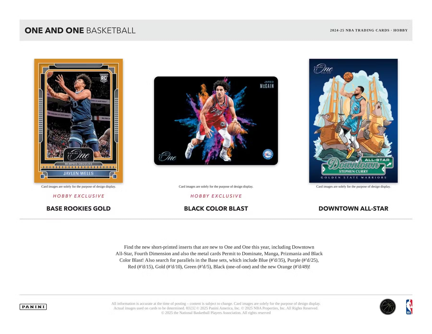 2024-25 Panini One & One Basketball Hobby Box